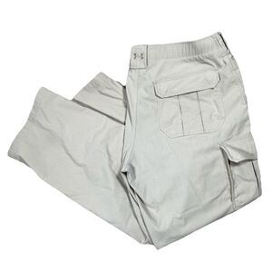 Under Armour XStorm Mens Sz 40 X 3 Khaki Tan Tactical Hiking Loose Cargo Pants
